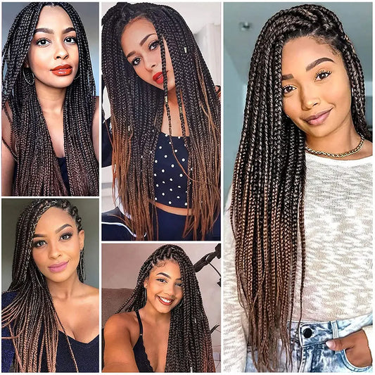 Pre Stretched Braiding Hair Extensions For Women 20"-26" Inch